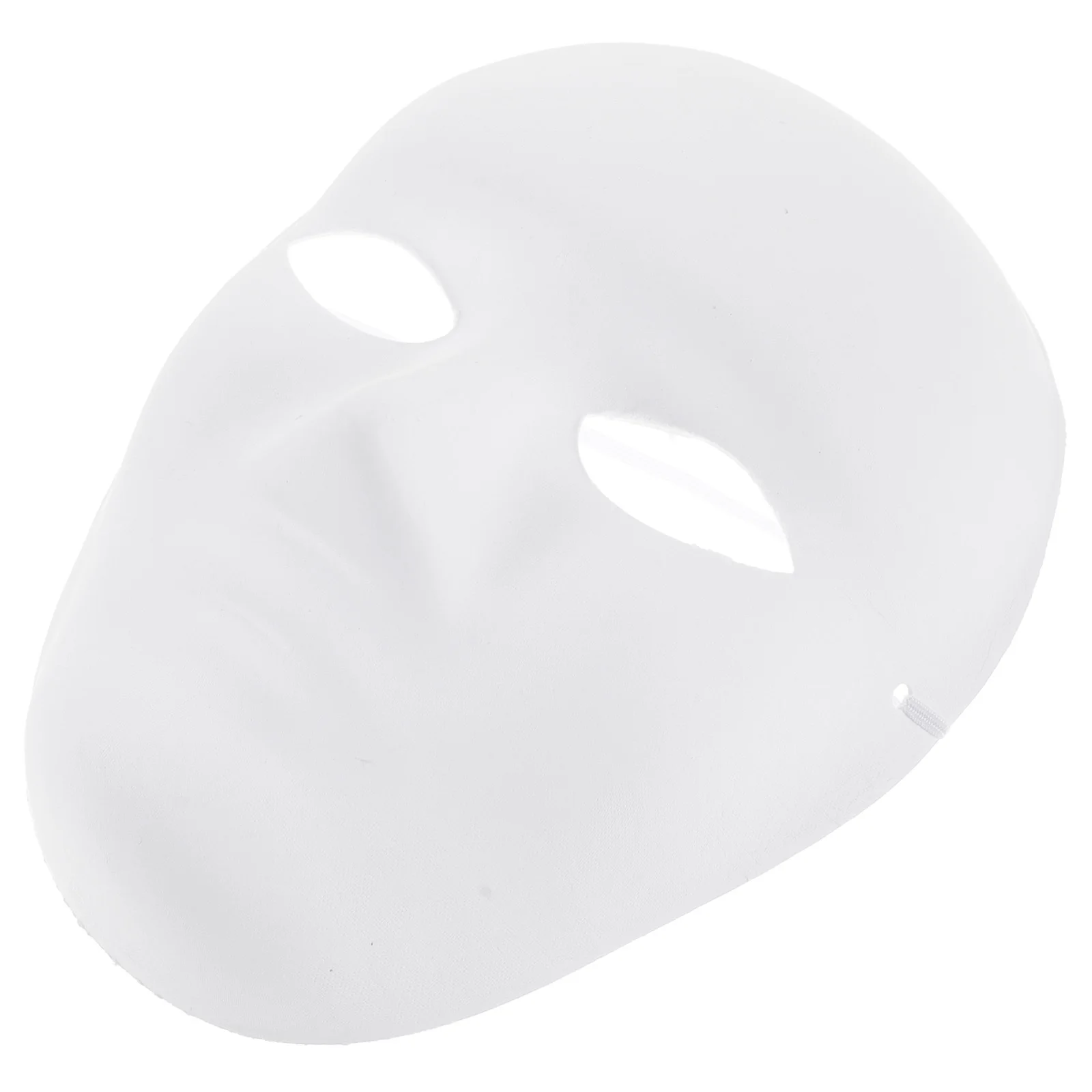 

6Pcs Paintable Mask Blank White Masquerade Mask DIY Paper Pulp Masks for Halloween Prom Cosplay Masquerade Props