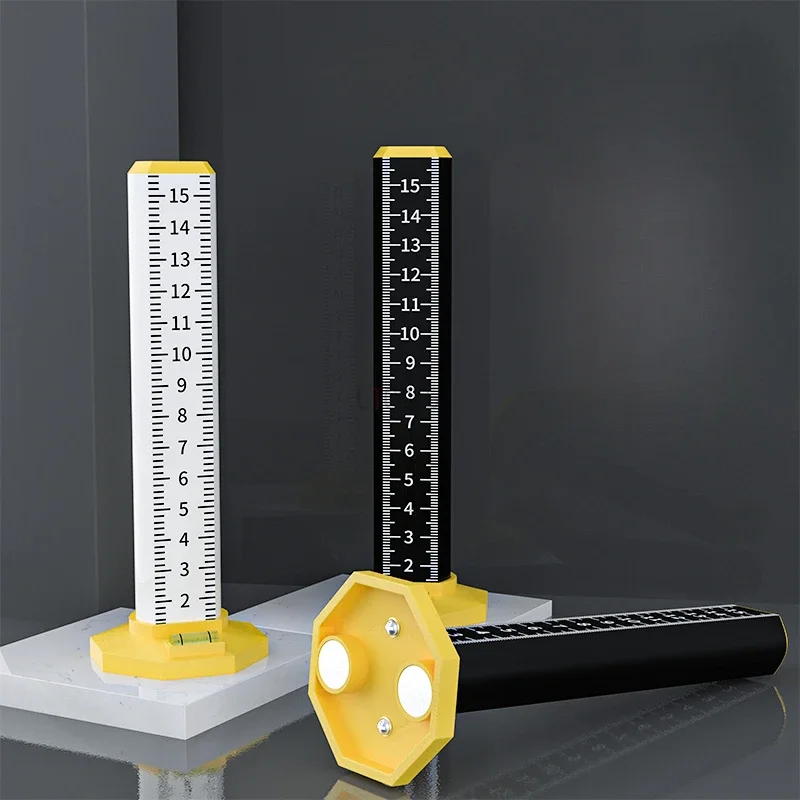 High Precision Aluminum Alloy Double-sided Equal Height Horizontal Positioning Ruler Tile Laying Horizontal Line Leveling Tool