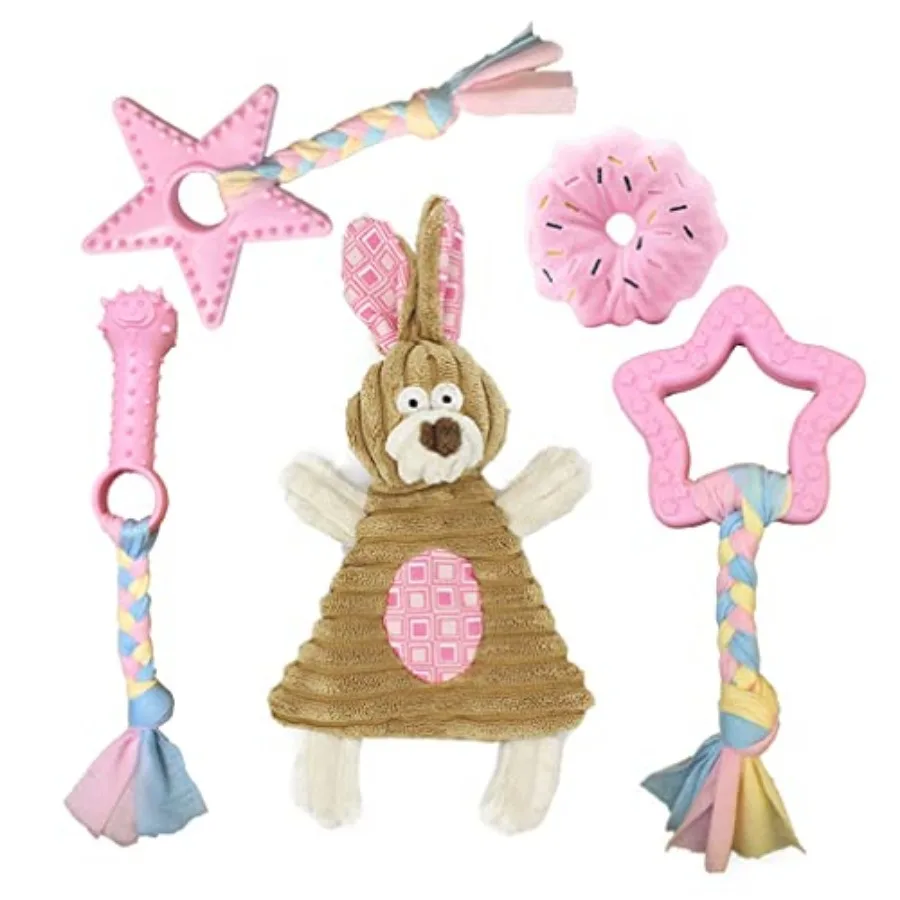 

Puppy Toys for Teething Puppy Chew Toys for Small Dogs Crinkle Dog Toys Small Breed Boredom and stimulating Dog Toys for Small