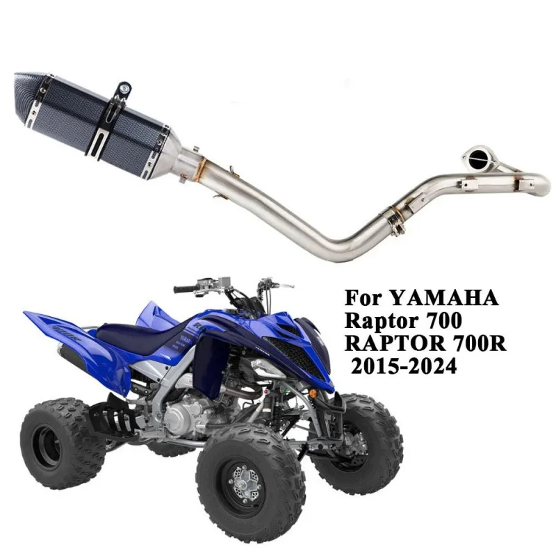 Exhaust Muffler System for Yamaha Raptor 700 RAPTOR 700R 2015-2024 ATV Land Cruiser Beach Bike