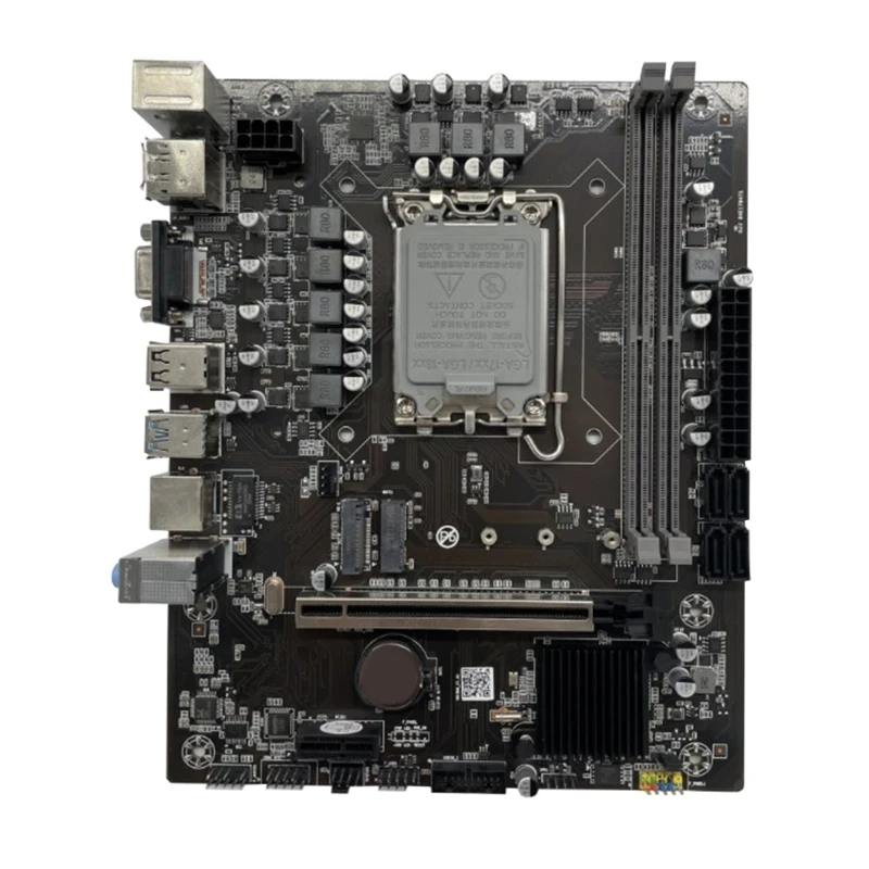 H610 M4 Desktop Computer Motherboard 2 DDR4 Memory LGA1700 CPU I5 12400F/12100, 2133/2400/2666MHz RTL8111G/H 1000MB Lan