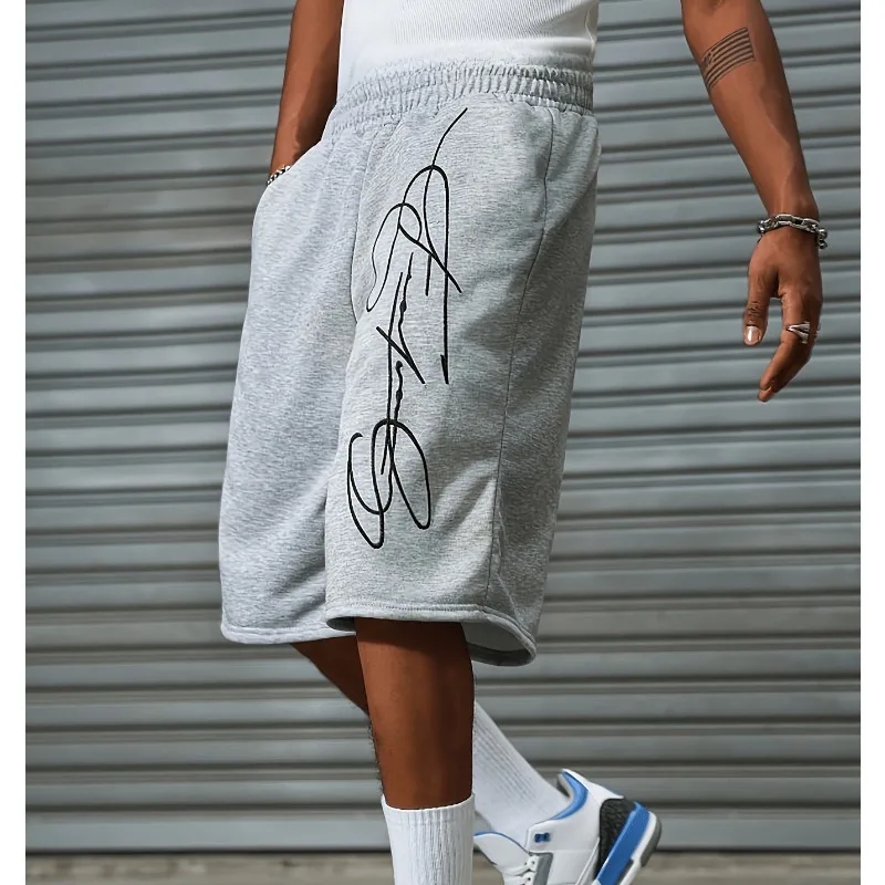 Men's loose knee length pants, wide leg pants, sports shorts | Modern minimalist street style, Halloween costumes