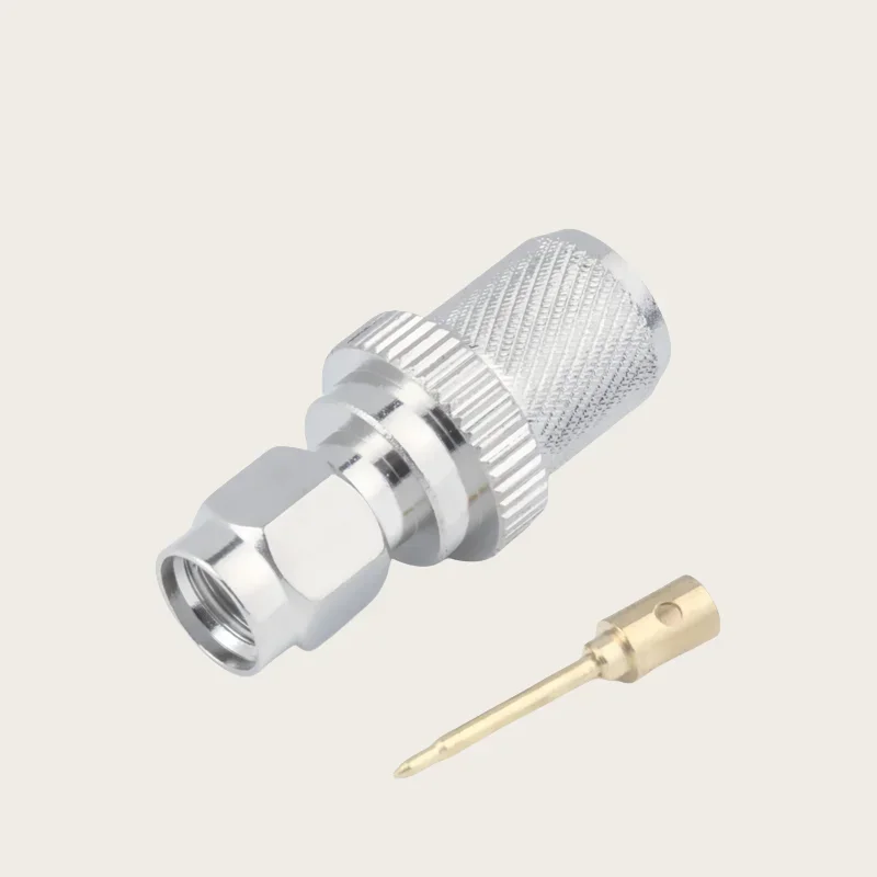 2 قطعة RF موصل SMA-J-7 SMA ذكر تجعيد مناسبة ل 50-7 RG8 7D-FB LMR400 RG213 كابل التغذية #5