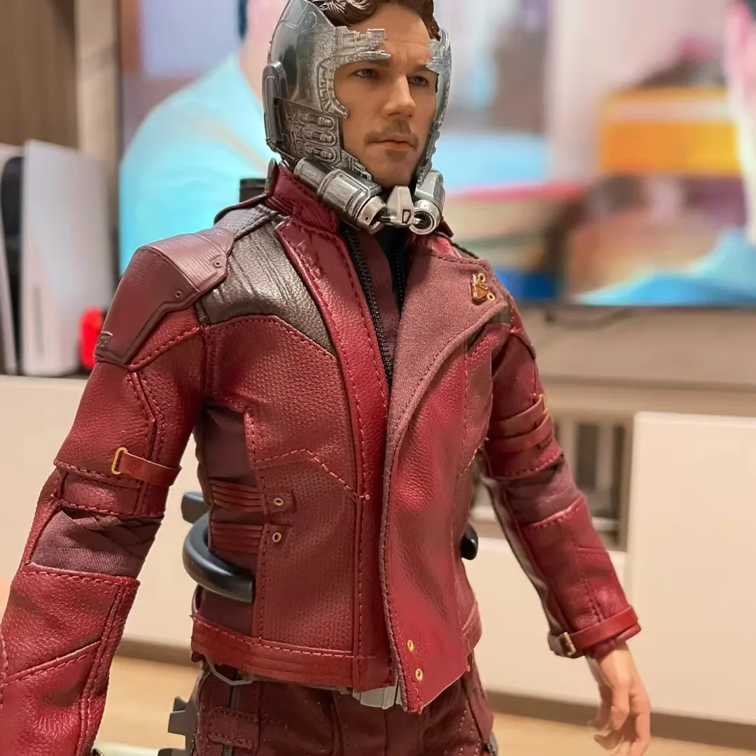 

Hottoys Ht Mms539 1/6 Avengers Infinity War Guardians Of The Galaxy Star-Lord 3.0 Peter Quill Set Model Desktop Ornament Toy Gif
