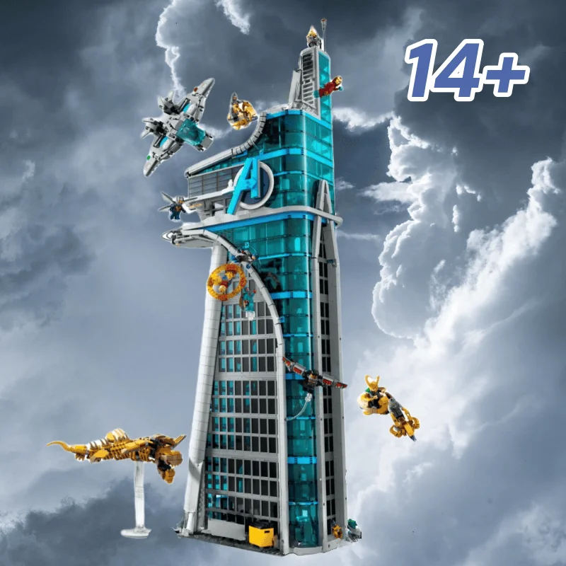 

Модульная башня-конструктор из 5201 детали: классическая архитектурная модель для подарков на Рождество