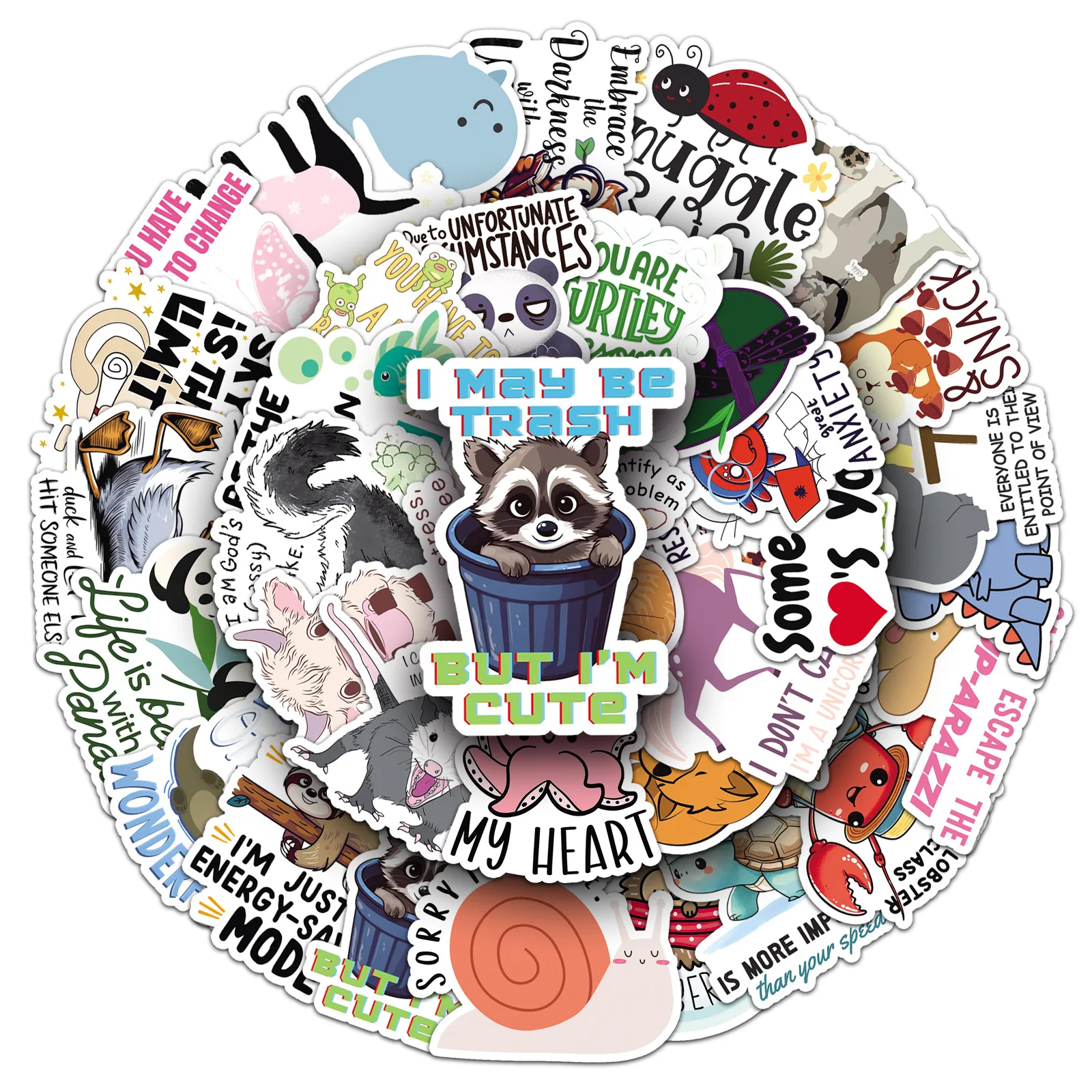 50PCS Funny Animal … - image