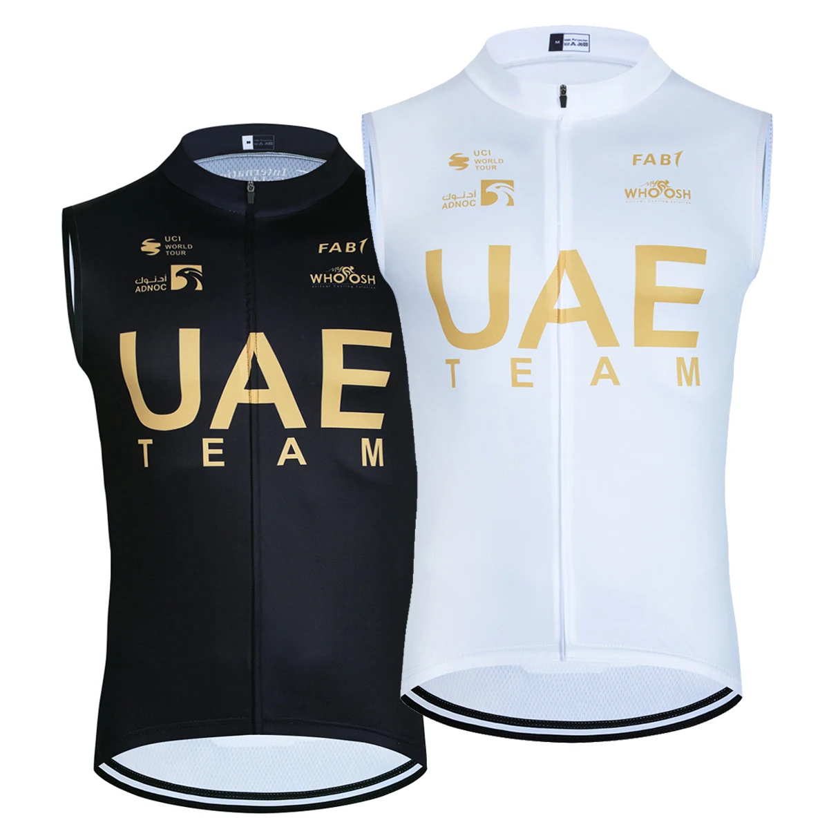 New Gold UAE Cycling Jersey Summer Windbreaker Men Bike Vest Maillot Ropa Ciclismo Pro Bicycl Tshirt Clothing