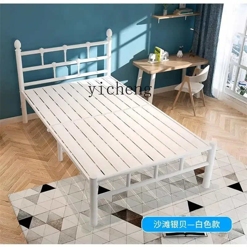 YFY folding bed home lunch break simple reinforcement  bed office hard wire bed fairy garden