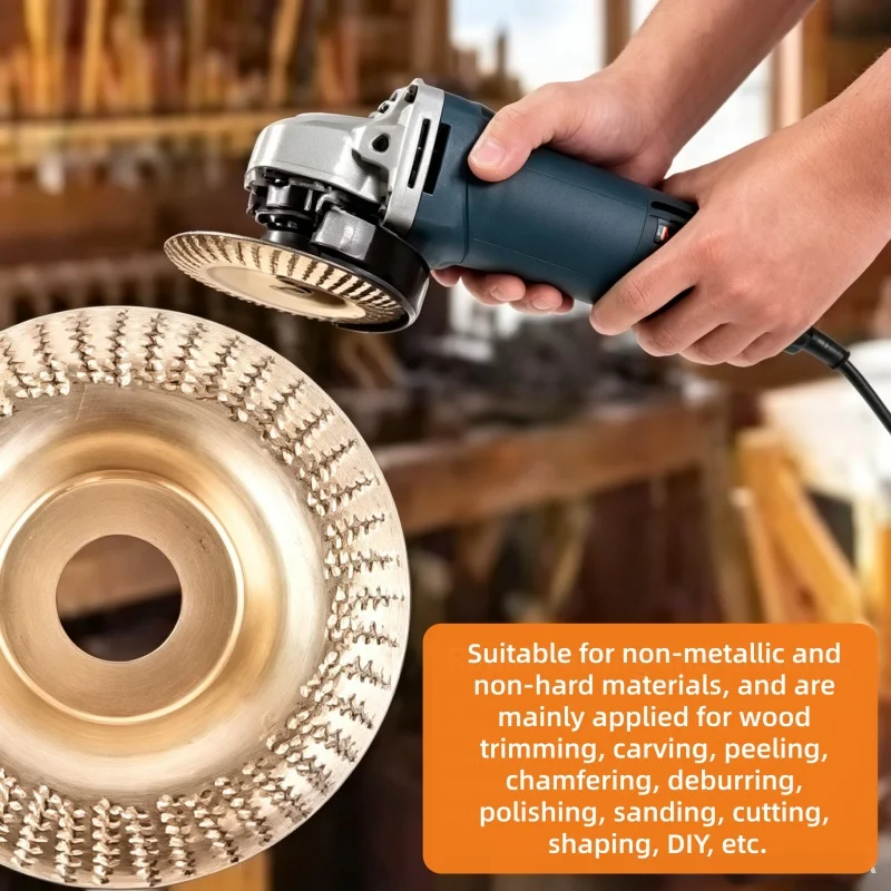 Woodworking Carving & Polishing Wheel Multi-Functional Abrasive Disc Inner Diameter 22mm for Crafting And Engraving
