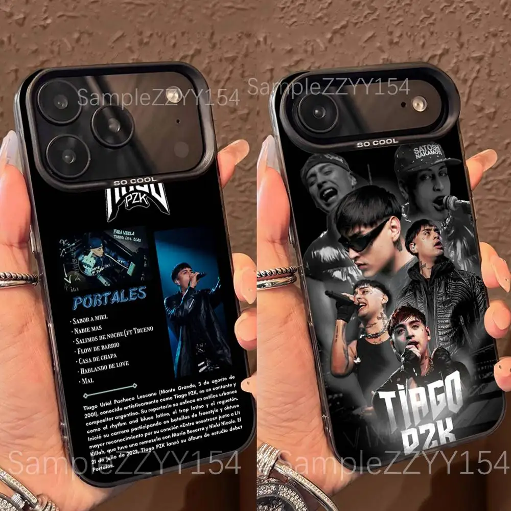 

Tiago PZK GOTTI B Phone Case For iPhone 17,16,15,14,13,12,X,8,Pro,Max,Plus,E,SE4,Air,Mini Black IMD Matte
