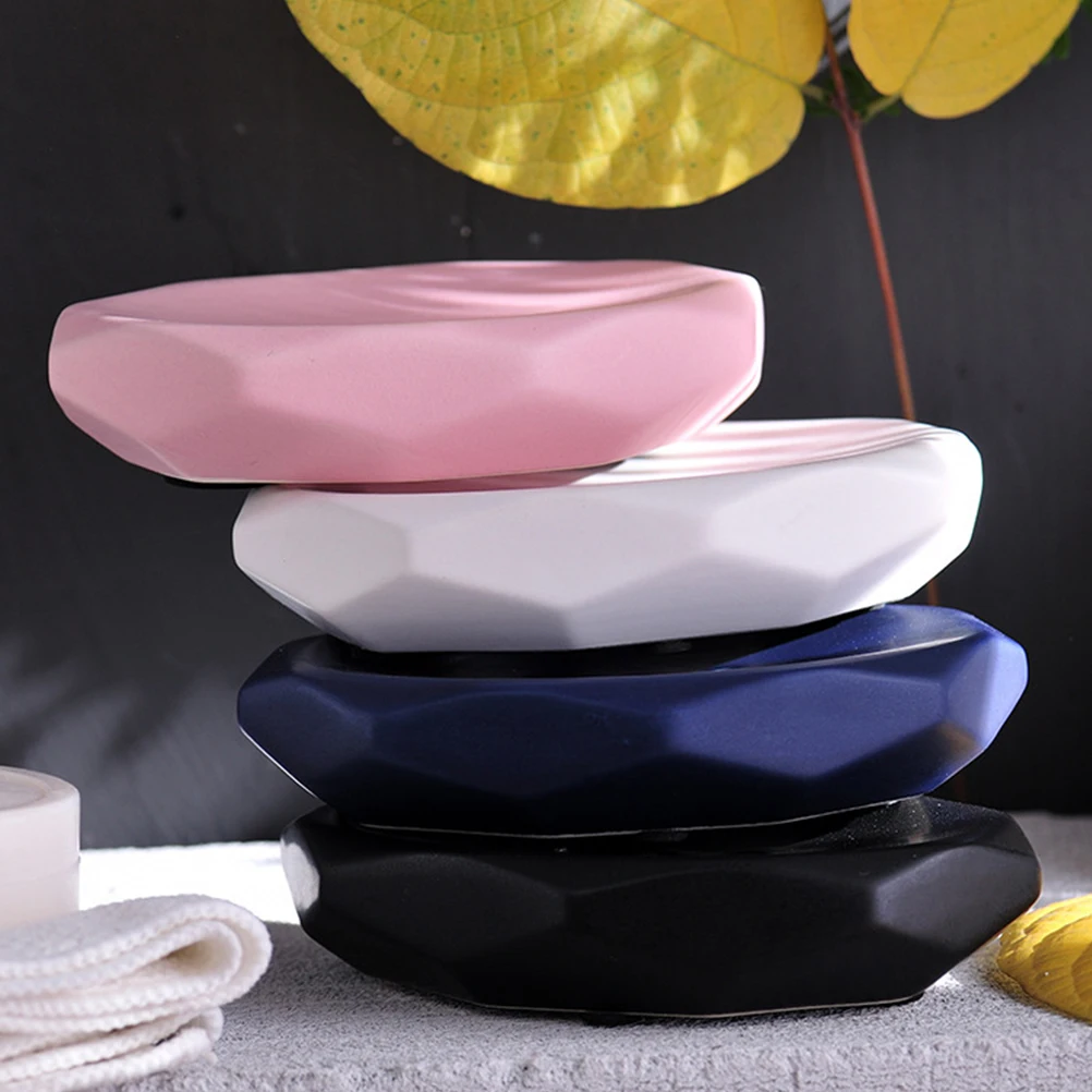 

Soap Box Holder Bathroom Container Dish with Drain Case Sponge for Kitchen Bathtub Tray Shower Nordic