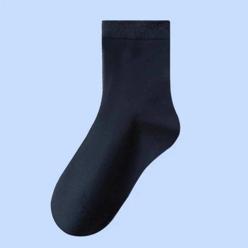 5/10 Pairs High Quality Men's Thin Mid Tube Socks Solid Comfortable Sweat-absorbent Breathable Women Outdoor Breathable Socks