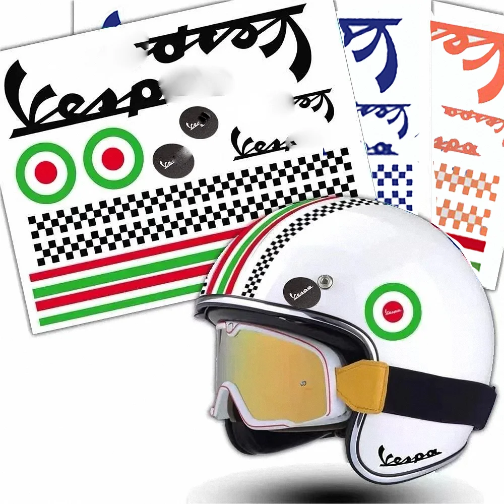 For Vespa Helmet Sticker Motorcycle Accessories Primavera Sprint Spring Special PX LX GTS HPE GTS300 300 250 200 150 125 50 2024