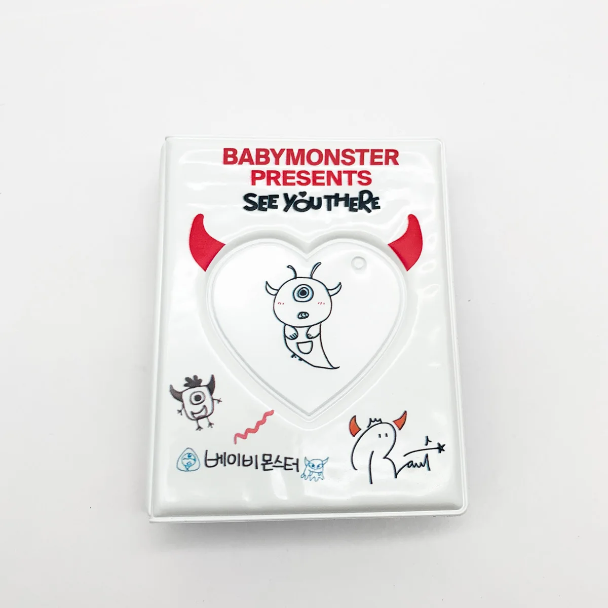 KPOP Babymonster SEE YOU THERE Cartoon Card Albums Ahyeon Asa Ruka Rami Photocards Storage Display Cards Binders Fans Collection