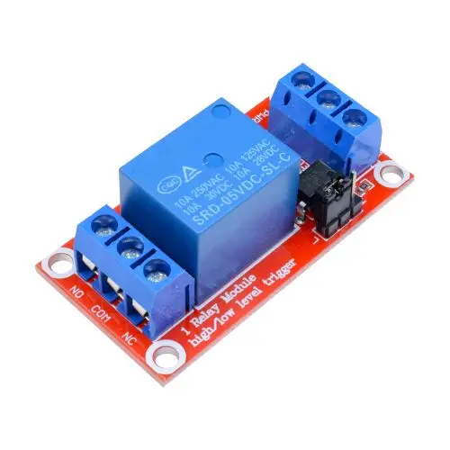 1 Channel 5V Relay Module With Photoelectric Isolation High/Low Level Trigger Relay Module Home Intelligent Control Board