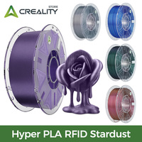 Creality Hyper PLA RFID Stardust Filament Multicolor Hyper PLA RFID Starry 3D Filament 1KG 1.75mm for Most FDM 3D Printers