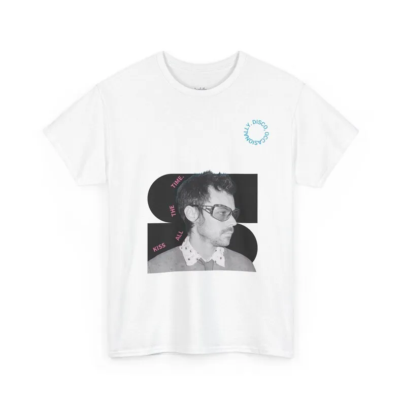 2026 Harry Styles Kiss All The Time. Disco Occasionally Women T Shirt H.S Fan Art Tee Album Shirt Unofficial Merch Gift for Fans