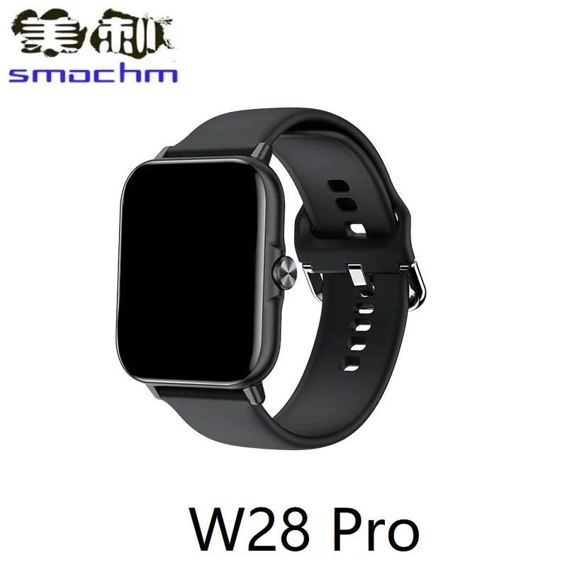 2/ 3/ 4/ 5/10 Pieces / Lot Smochm W28 Pro Smart Watch 1.95inch Display Customized Faces 45mm Wireless Charger Bluetooth Calling