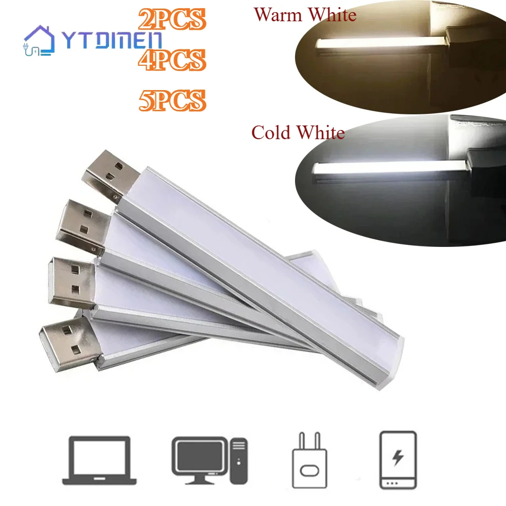 2/4/5PCS Usb Led Bo…
