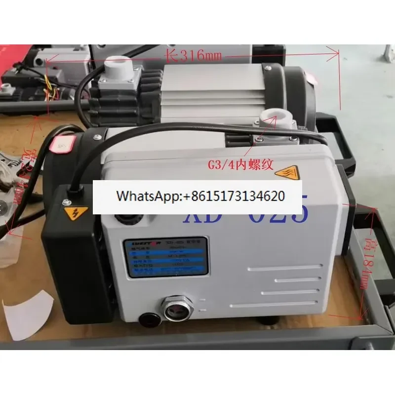 Oil Circulation Vacuum Pump 25m3/h G3/4 Interface for VSV-020 020P Industrial Vacuum System Replacement Part