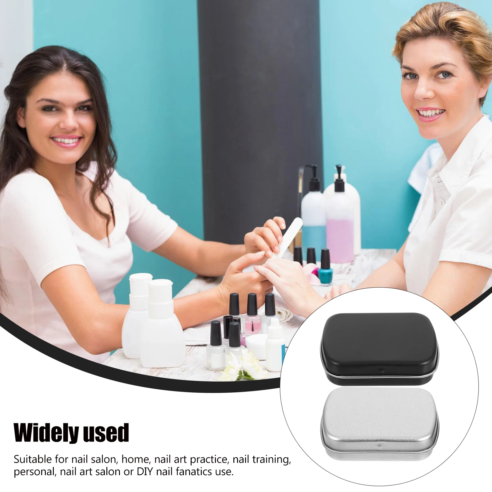

2 Pcs Watercolor Packaging Box Paint Palette Mini Travel with Lid Empty Portable