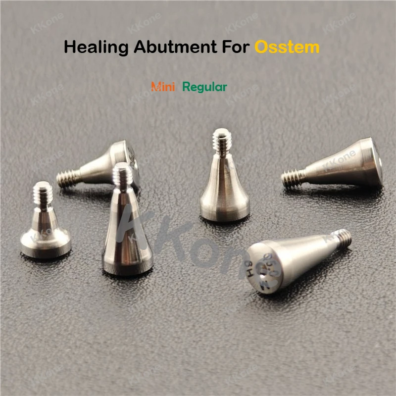 10Pcs Dental Healing Abutments Gingival Shapers For Osstem Titanium Alloy High Brightness Gloss Dental Implant Accessories