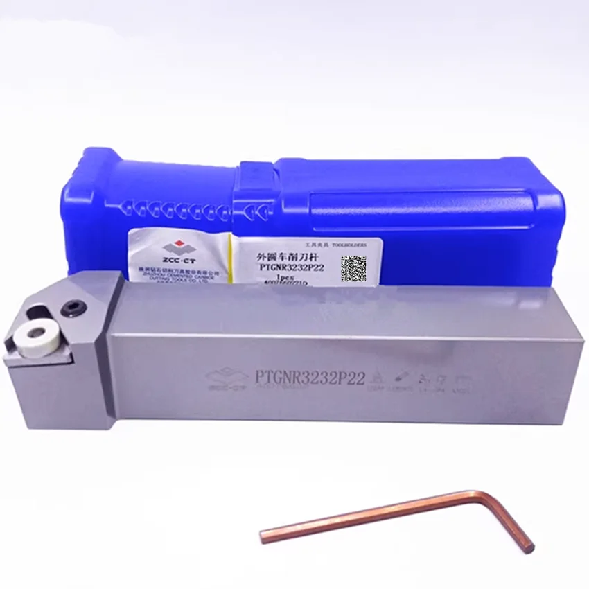 PTGNR3232P22/PTGNL3232P22/PTGNR3232P27/PTGNL3232P27 ZCC.CT External Turning Tool Cutter Bar For TN** inserts 1PCS/BOX