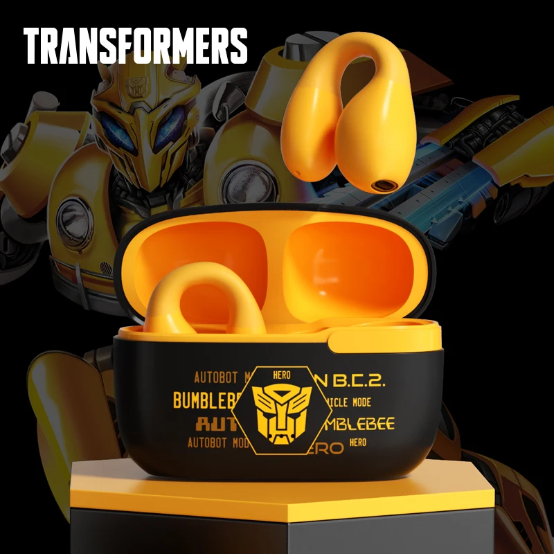 TRANSFORMERS TF-T05 Earphones Bluetooth 5.3 Ear Clip Wireless Headphones Gaming Long Battery NewTouch Control Earbuds Choice