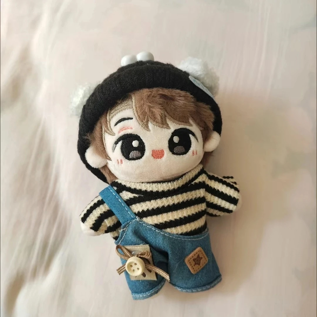 Peluche 10cm JC-T attribut Tan Jian Ci Anime Cosplay poupée en peluche mignon coton corps vêtements tenue habiller jouet peluche cadeau