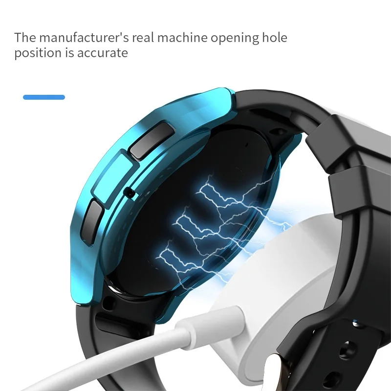 حافظة واقية من البولي يوريثان لساعة سامسونج جالاكسي Watch6 الكلاسيكية 43 مللي متر 47 مللي متر إطار حماية من السقوط لملحقات Watch4 الكلاسيكية 42 مللي متر 46 مللي متر #4