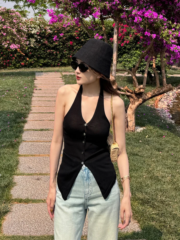 

Женский летний утягивающий жилет Quali Knitted Slimming Waist Vest с эффектом утяжки талии, модный, для повседневной носки