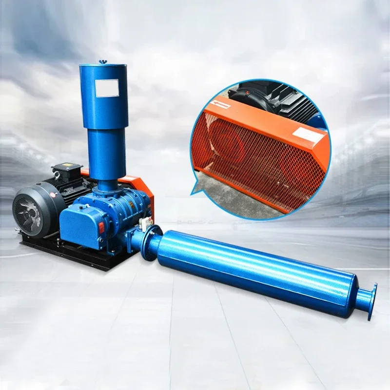 High pressure big volume roots blower electr aeration blower