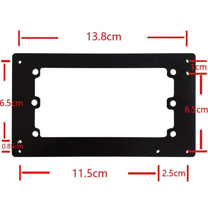 CHJNew Desktop ATX Power Supply Baffle Computer Small Chassis SFX Power To Bracket MATX Conversion Frame Black Silver