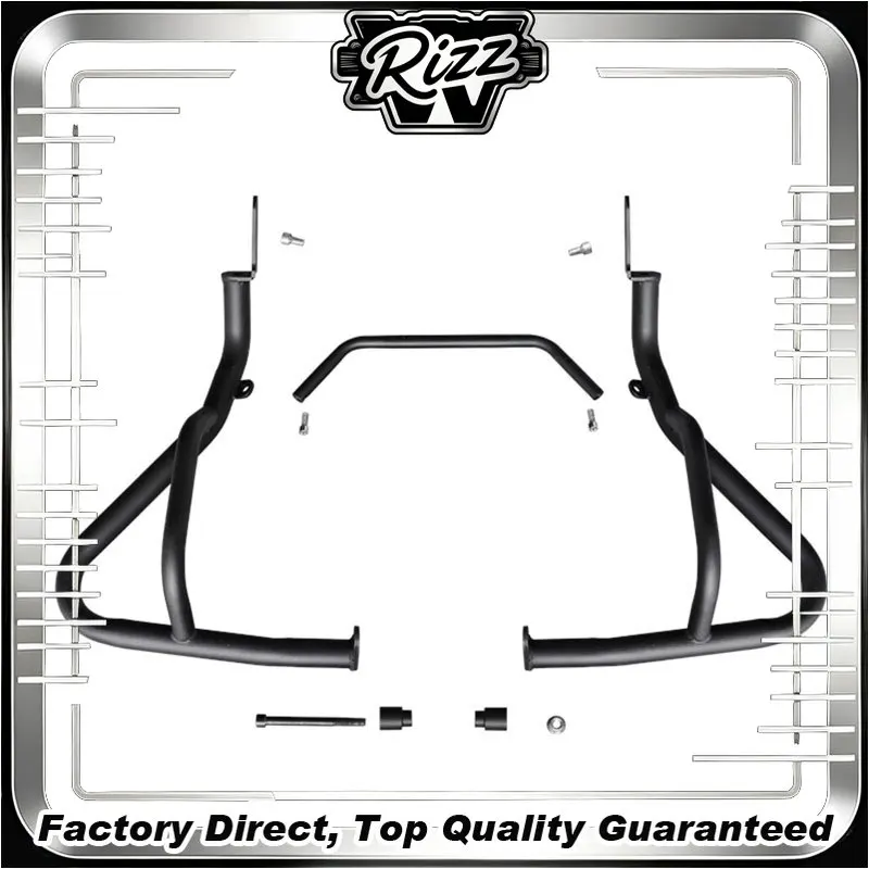 Motorcycle Heavy Duty Engine Shield Buffer Safety Racks Butterfly Anti-Collision Crash Bar Fit For Cyclone RA 401 SR400-2 RA 401
