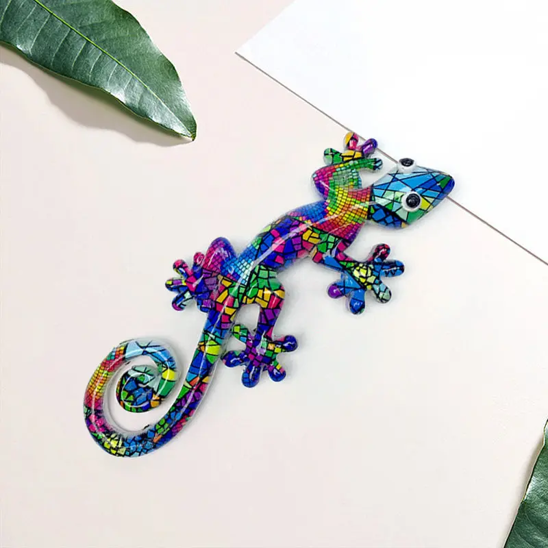 Maldives UV3D Creative Lizard Painted Refrigerator Sticker Tile Travel Commemorative Ornament Message Souvenir