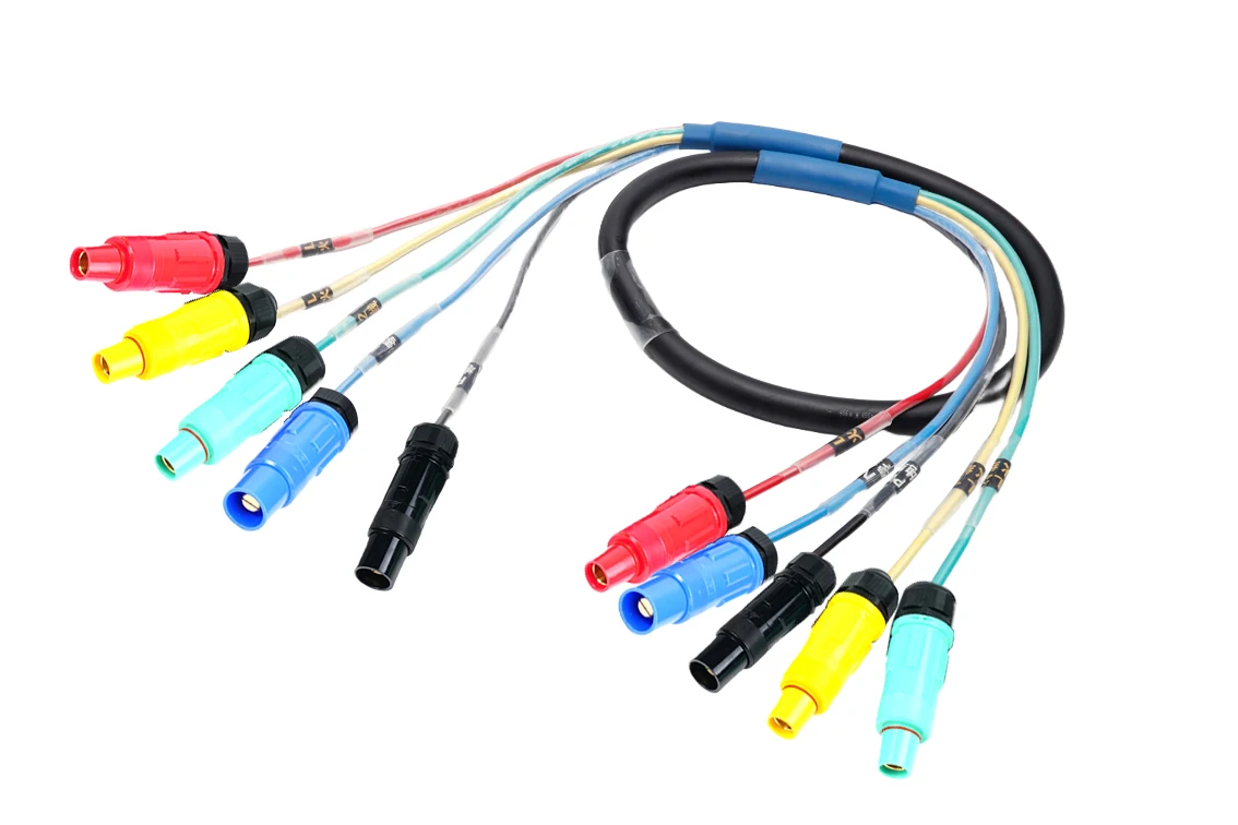ABCCABLS Waterproof Multi-color Powercon Stage Cable Assortment OFC Copper Multi-core Cable For Stage Lighting Audio Equipment
