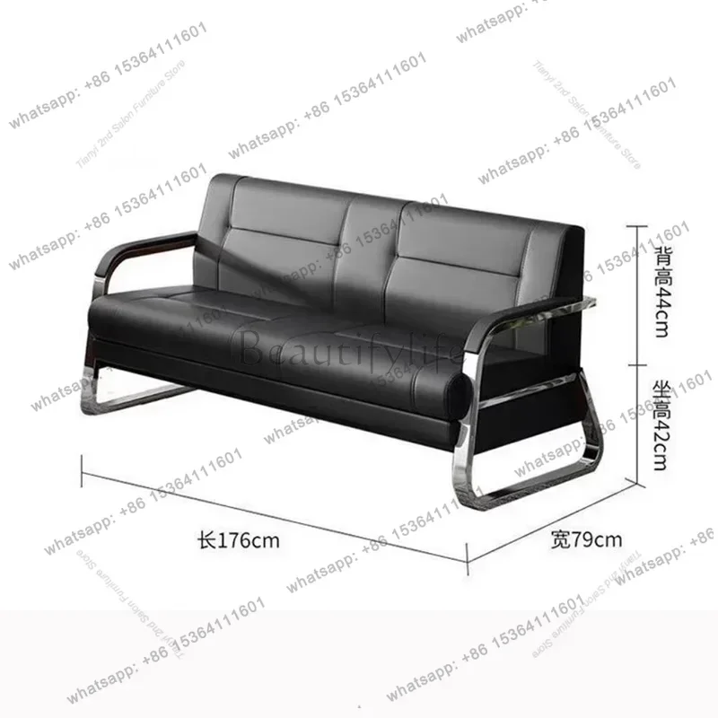 LSNordic Minimalist Style Office Sofa Business Reception Meeting Rest Area Iron Art Simple Sofa Set Office Furniture Диван FYOS
