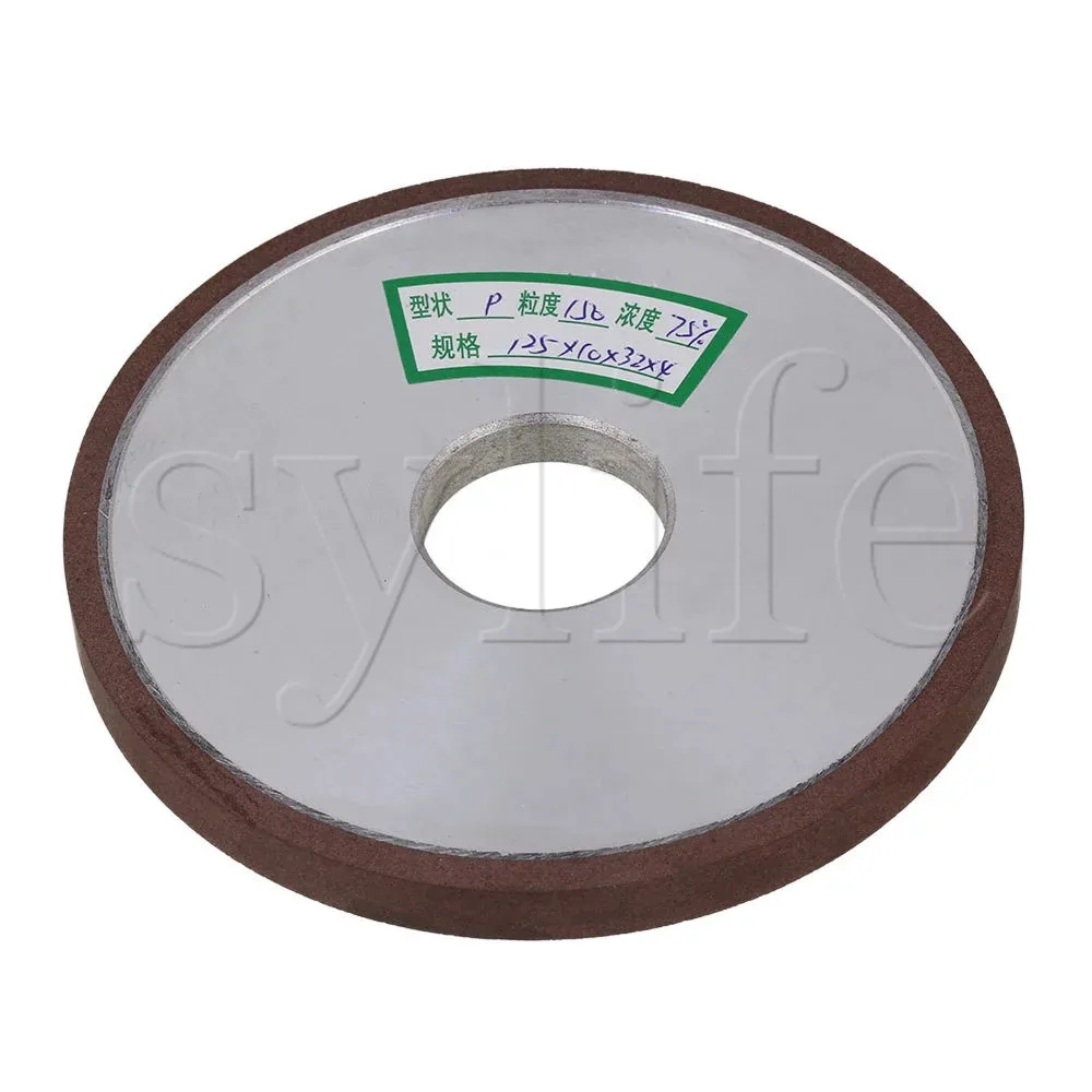 125*10*32mm Dia Aluminum Resin Diamond Flat Disc Grinding Wheel Grit 150 Cutting  80