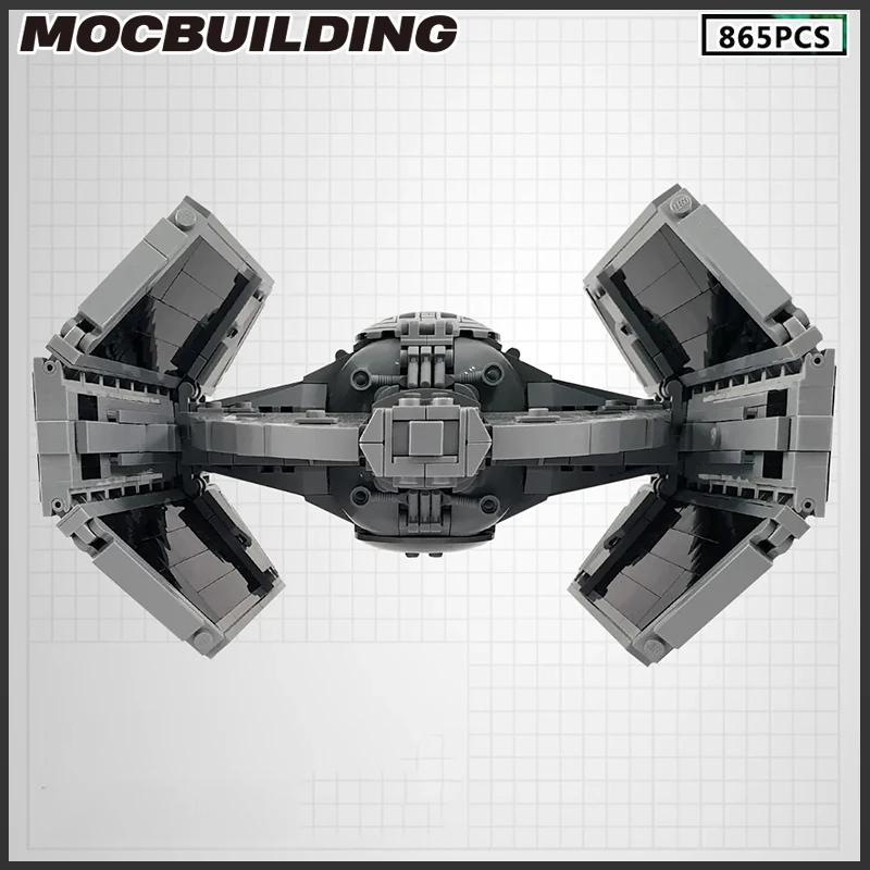 TIE Interceptor Defender Moc Building Block Imperial Fleet Emperor Royal Guard DIY Technology Brick Space Collection Toys Gifts