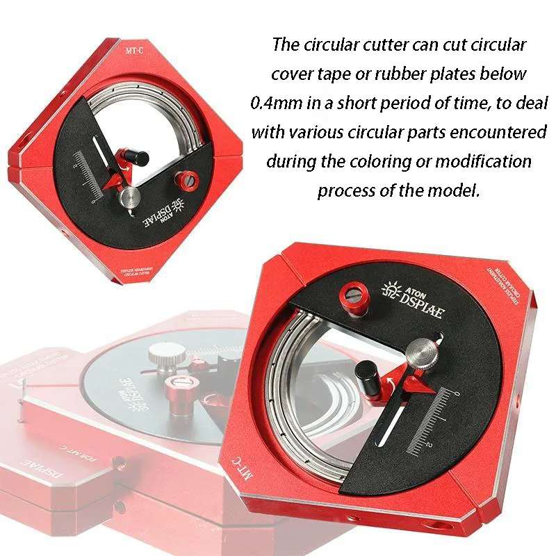 Infinitely Adjustable Circular Cutter Set Mold Making Circular Cutting Blade Model Tool Circular Cutter with Auxiliary Tools