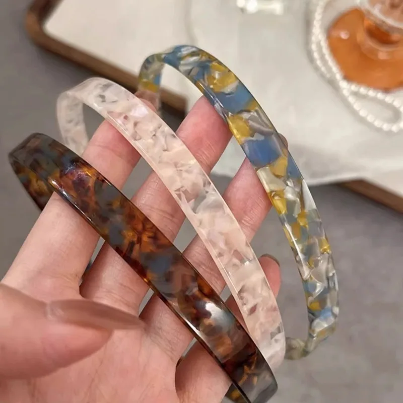 1 قطعة السيدات غير يثبت الأذن العظام إكسسوارات الشعر حمض الخليك عقال عقال الراقية هيرباند الفتيات 2025 صيف جديد أنيق