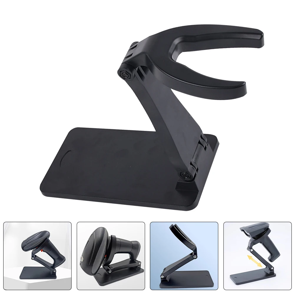 

Foldable Barcode Scanner Stand Desk Mount Holder Compatible Stable Compact Scan Accessory Display