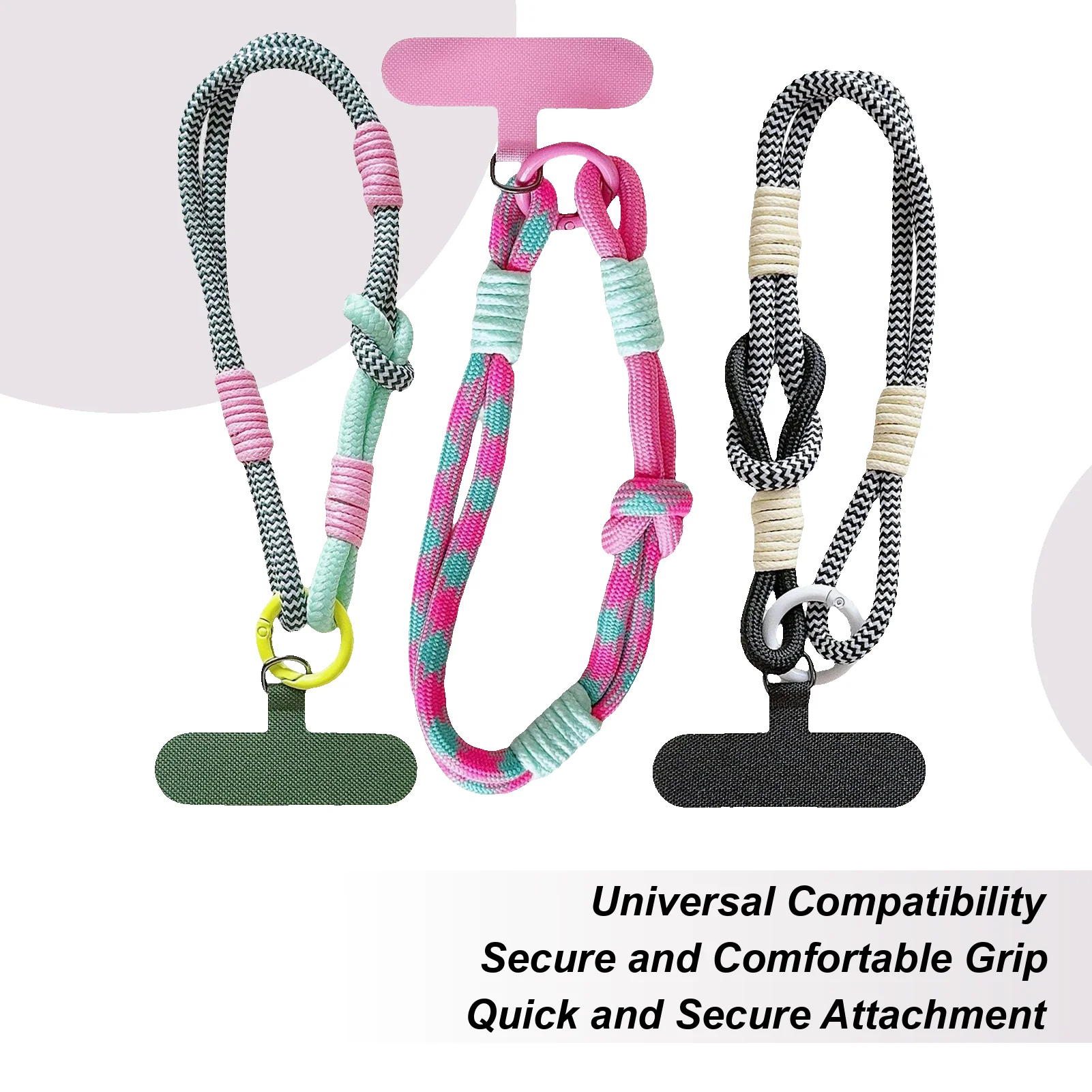 

Phone Wrist Strap Lightweight Drop Protection Wristlet Chain Phone Lanyard Universal Anti Slip Phone Case Accessory
