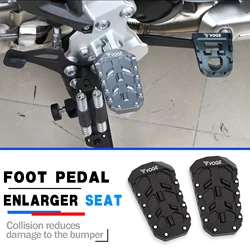 For VOGE DS900X DS 900 X 2021-2024 Motorcycle DS900 X Black Foot Pegs Aluminium Footrest Expandable Teeth Pedal Kit