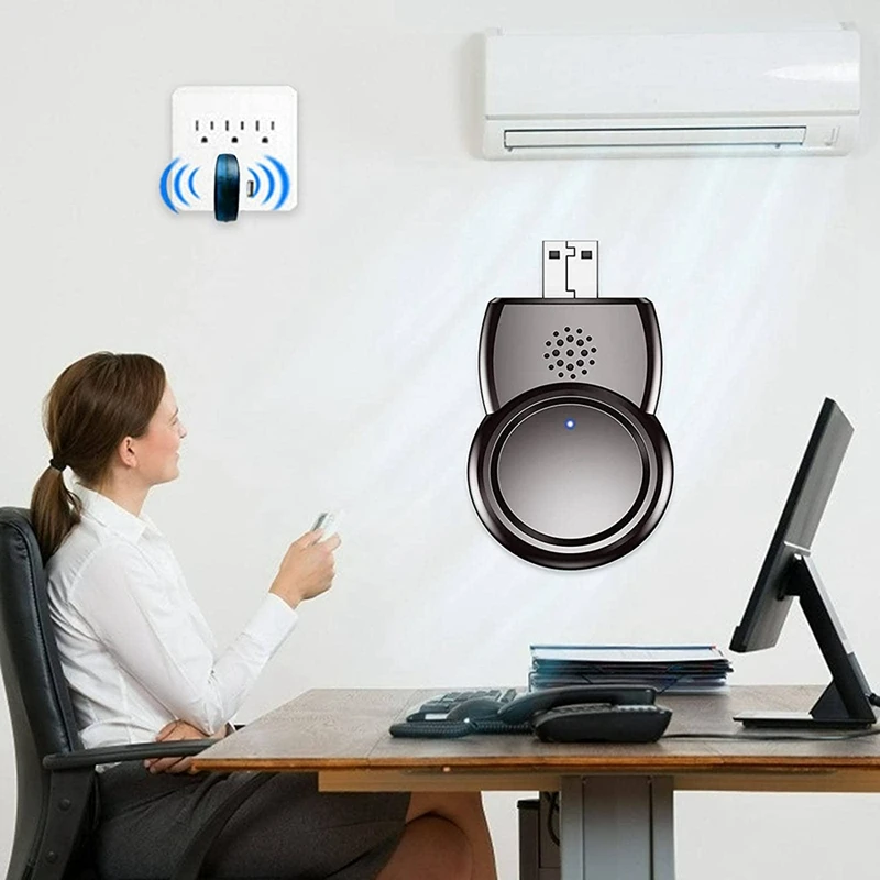 Control remoto inteligente infrarrojo inalámbrico Mini USB todo en uno para dispositivos RF infrarrojos, DVD de aire