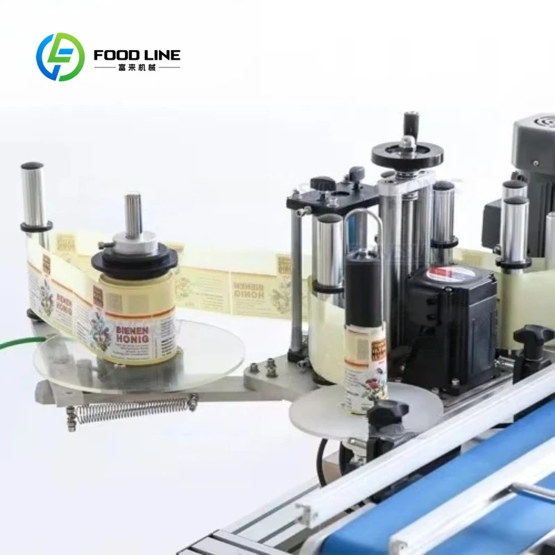 Customized Labeling Machine Adhesive Sticker For Round Can Glass Wine Bottle Round Bottle High Performance Durable Equipment