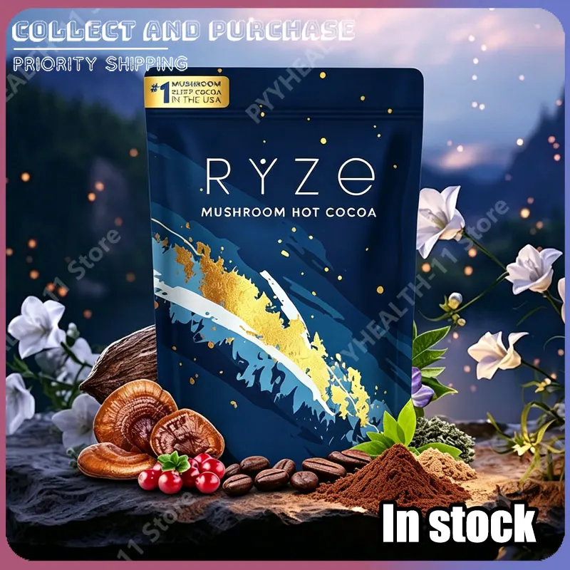 

Какао-порошок с грибными экстрактами для сна: 6 адаптогенных грибов, включая рейши, L-теанин и глицин, для улучшения засыпания