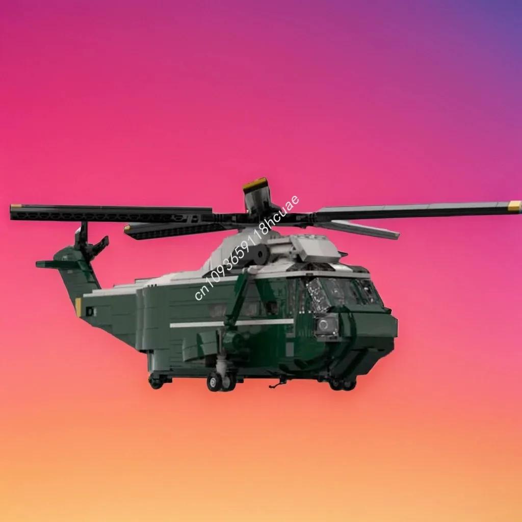 

1206pcs MOC Sikorsky SH-3D Sea King Building Blocks Brick Christmas toy Gift Children Kids Birthday