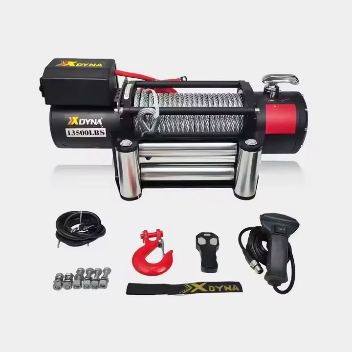 

Professional Or Universal Synthetic Rope Electric Winch Xdyna 12V 13500 Lbs Waterproof Load Capacity Off-road Electric Winch