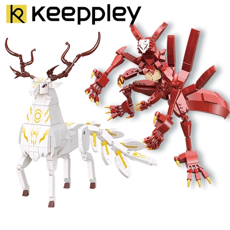 

Keeppley building blocks Jiang Ziya animation movie peripherals Fateful Battle assembled educational toys collection ornaments